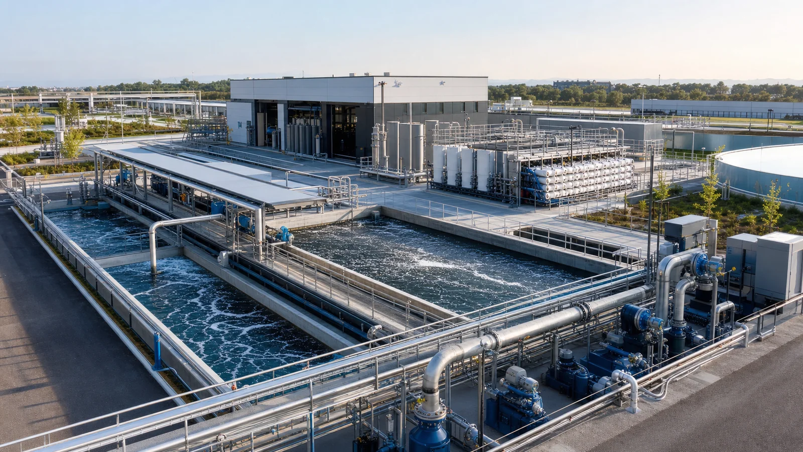 Advanced water reclamation and wastewater treatment facility